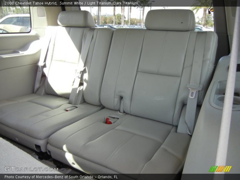 Summit White / Light Titanium/Dark Titanium 2008 Chevrolet Tahoe Hybrid