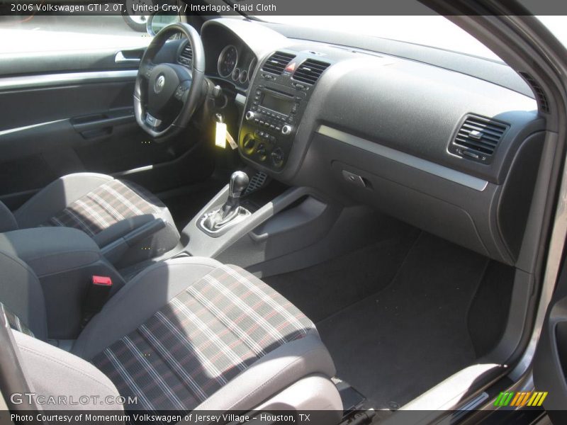 United Grey / Interlagos Plaid Cloth 2006 Volkswagen GTI 2.0T