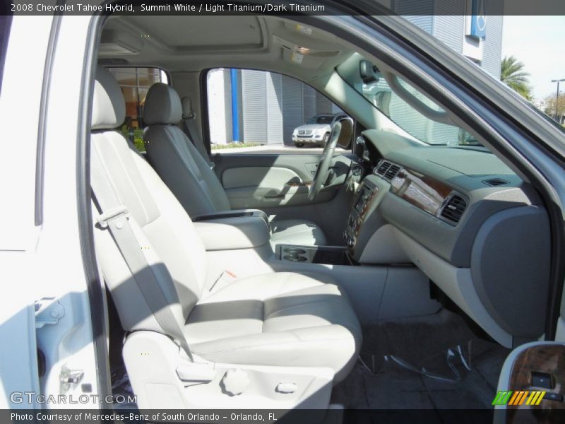 Summit White / Light Titanium/Dark Titanium 2008 Chevrolet Tahoe Hybrid