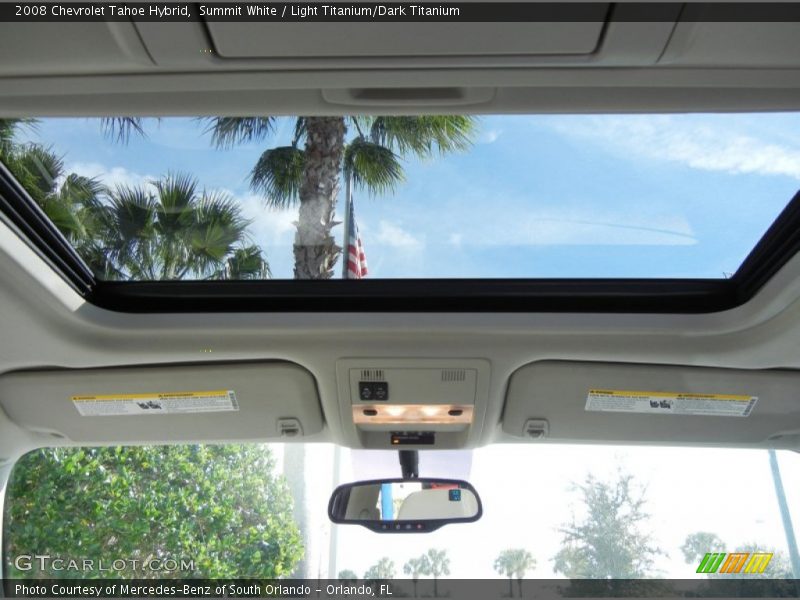 Summit White / Light Titanium/Dark Titanium 2008 Chevrolet Tahoe Hybrid