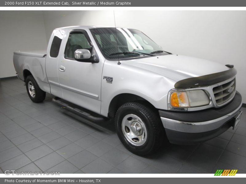 Silver Metallic / Medium Graphite 2000 Ford F150 XLT Extended Cab