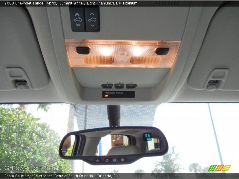 Summit White / Light Titanium/Dark Titanium 2008 Chevrolet Tahoe Hybrid