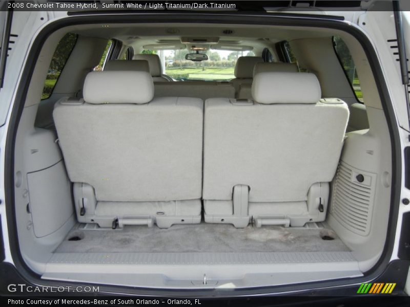 Summit White / Light Titanium/Dark Titanium 2008 Chevrolet Tahoe Hybrid