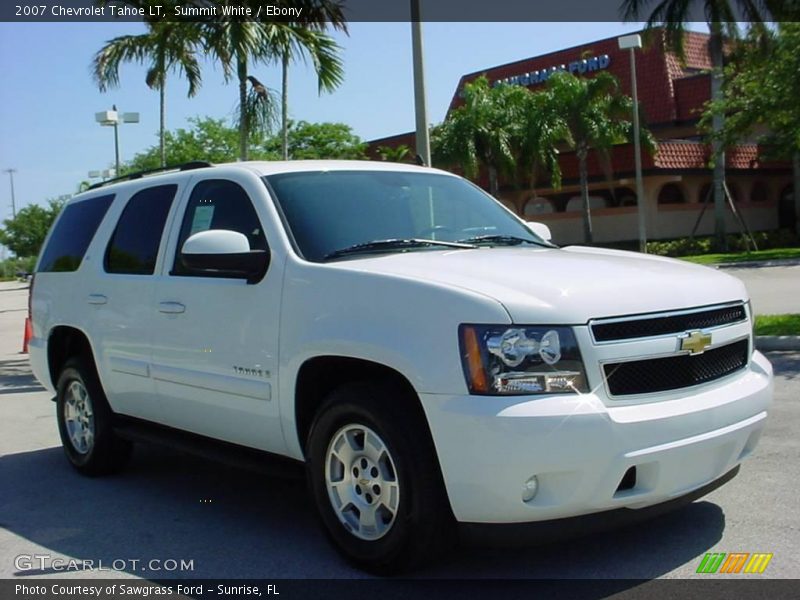 Summit White / Ebony 2007 Chevrolet Tahoe LT