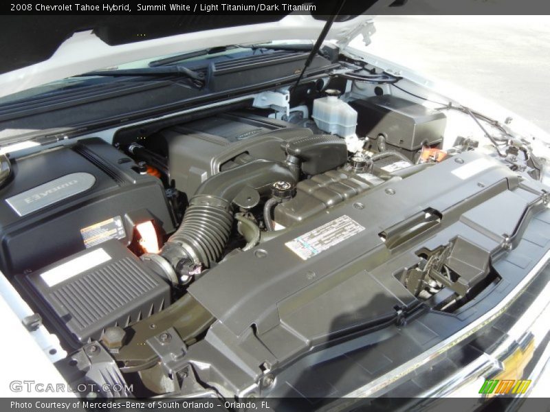 Summit White / Light Titanium/Dark Titanium 2008 Chevrolet Tahoe Hybrid