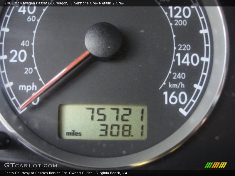 Silverstone Grey Metallic / Grey 2003 Volkswagen Passat GLX Wagon