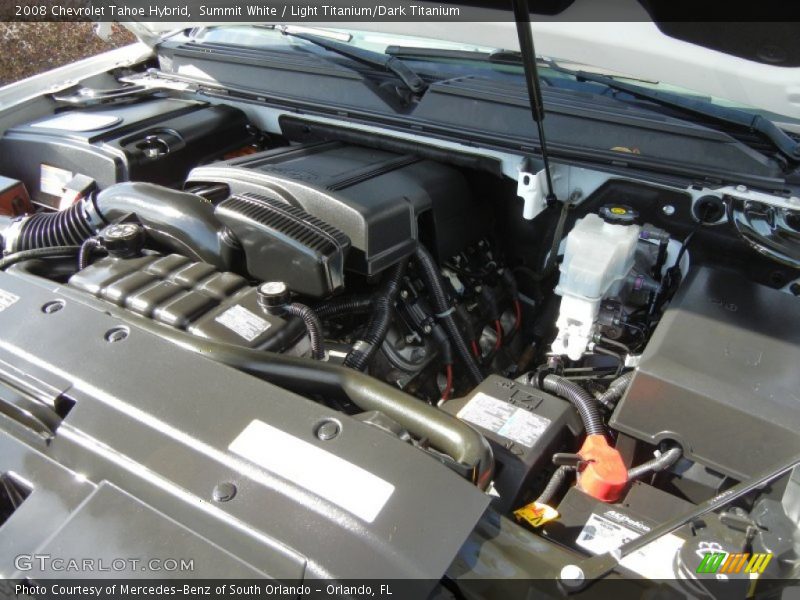 Summit White / Light Titanium/Dark Titanium 2008 Chevrolet Tahoe Hybrid