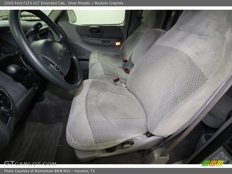 Silver Metallic / Medium Graphite 2000 Ford F150 XLT Extended Cab