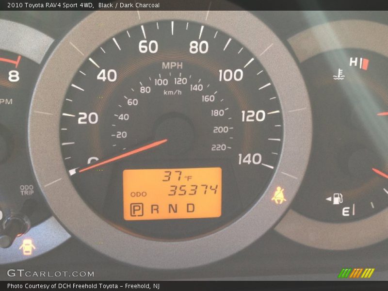 Black / Dark Charcoal 2010 Toyota RAV4 Sport 4WD