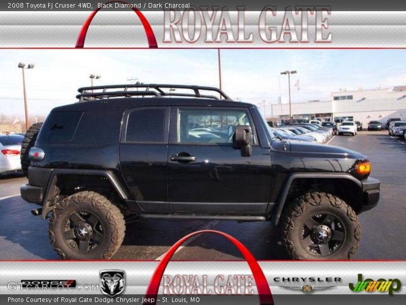 Black Diamond / Dark Charcoal 2008 Toyota FJ Cruiser 4WD