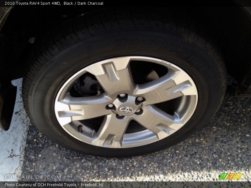 Black / Dark Charcoal 2010 Toyota RAV4 Sport 4WD