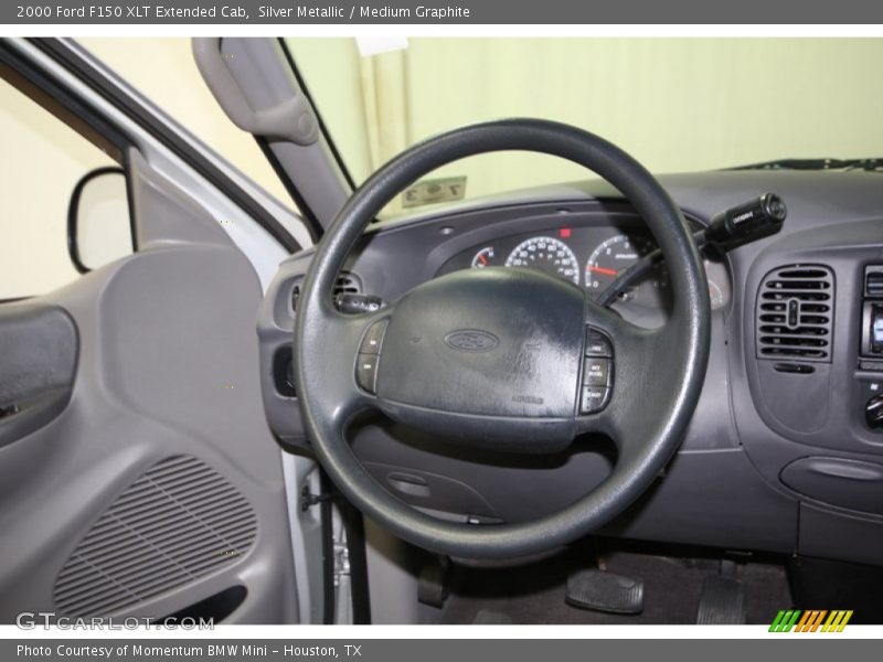 Silver Metallic / Medium Graphite 2000 Ford F150 XLT Extended Cab