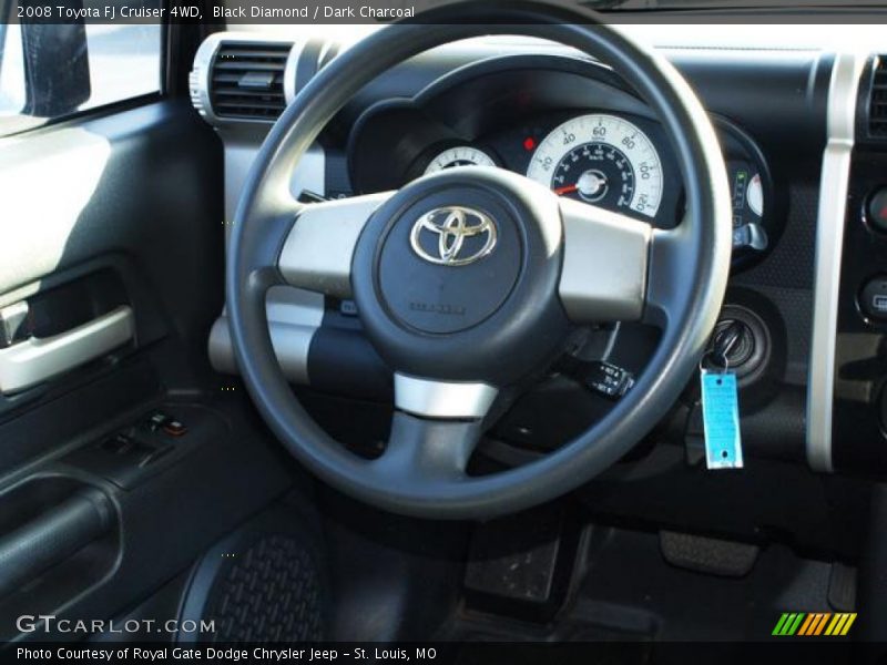 Black Diamond / Dark Charcoal 2008 Toyota FJ Cruiser 4WD