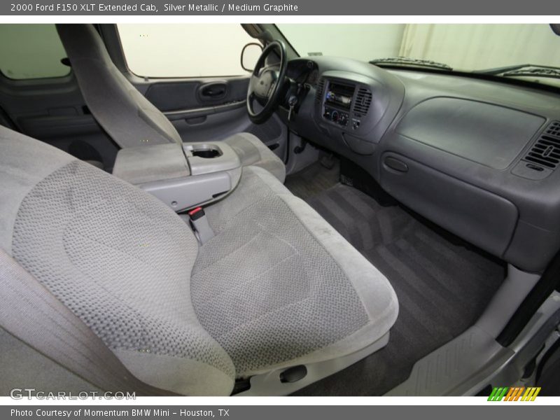 Silver Metallic / Medium Graphite 2000 Ford F150 XLT Extended Cab
