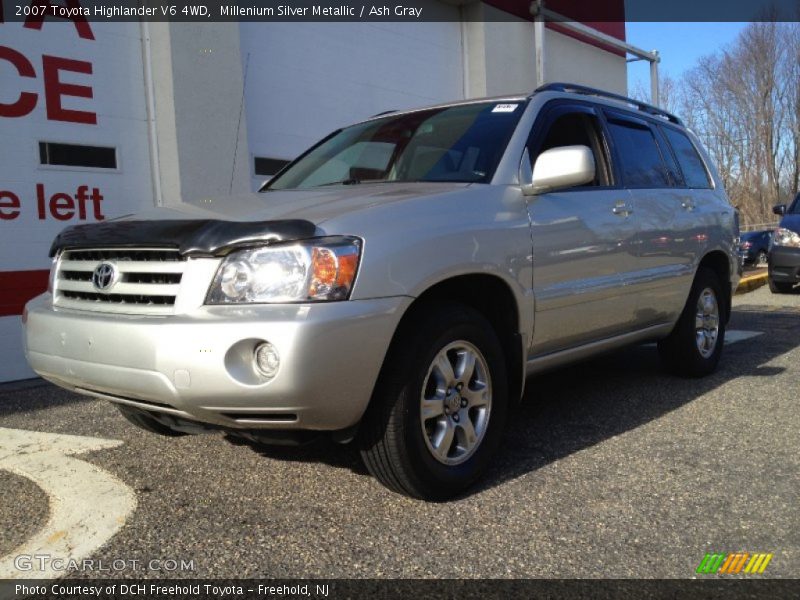 Millenium Silver Metallic / Ash Gray 2007 Toyota Highlander V6 4WD