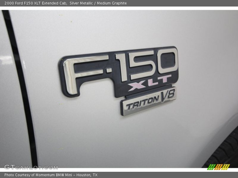 Silver Metallic / Medium Graphite 2000 Ford F150 XLT Extended Cab