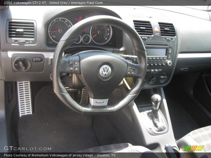 United Grey / Interlagos Plaid Cloth 2006 Volkswagen GTI 2.0T