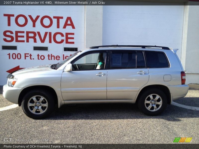 Millenium Silver Metallic / Ash Gray 2007 Toyota Highlander V6 4WD