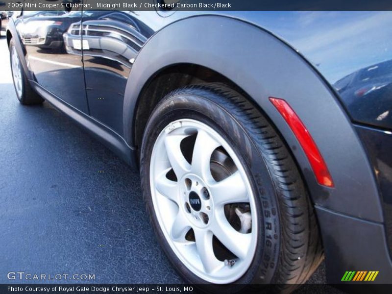 Midnight Black / Checkered Carbon Black/Black 2009 Mini Cooper S Clubman