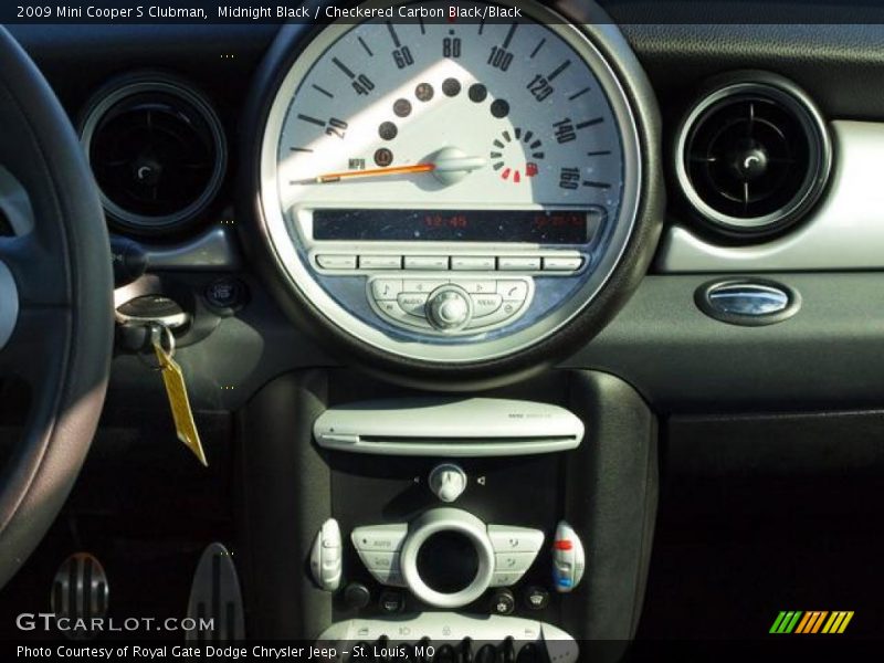 Midnight Black / Checkered Carbon Black/Black 2009 Mini Cooper S Clubman