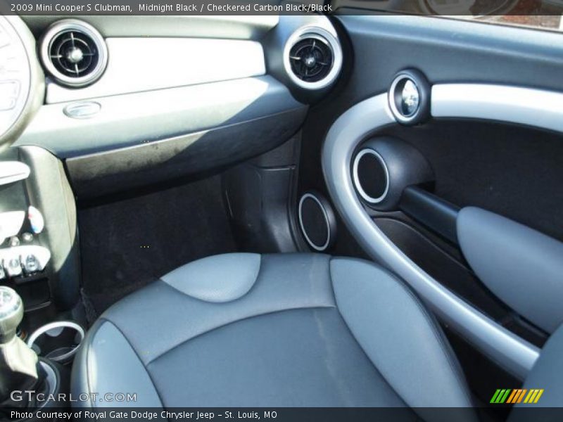 Midnight Black / Checkered Carbon Black/Black 2009 Mini Cooper S Clubman