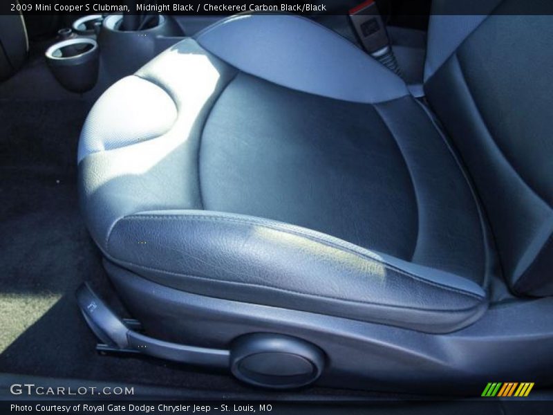 Midnight Black / Checkered Carbon Black/Black 2009 Mini Cooper S Clubman