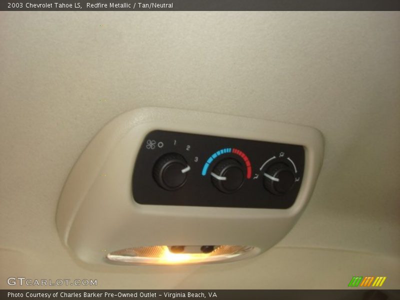 Redfire Metallic / Tan/Neutral 2003 Chevrolet Tahoe LS