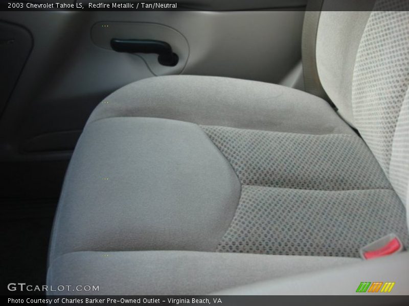 Redfire Metallic / Tan/Neutral 2003 Chevrolet Tahoe LS