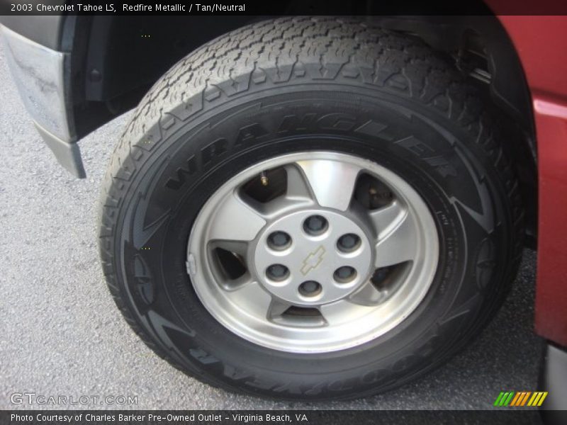 Redfire Metallic / Tan/Neutral 2003 Chevrolet Tahoe LS