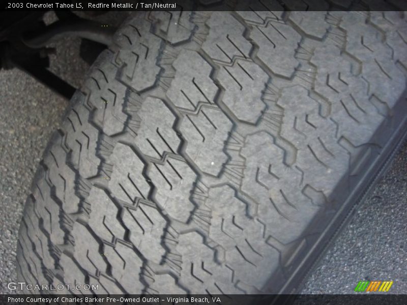 Redfire Metallic / Tan/Neutral 2003 Chevrolet Tahoe LS