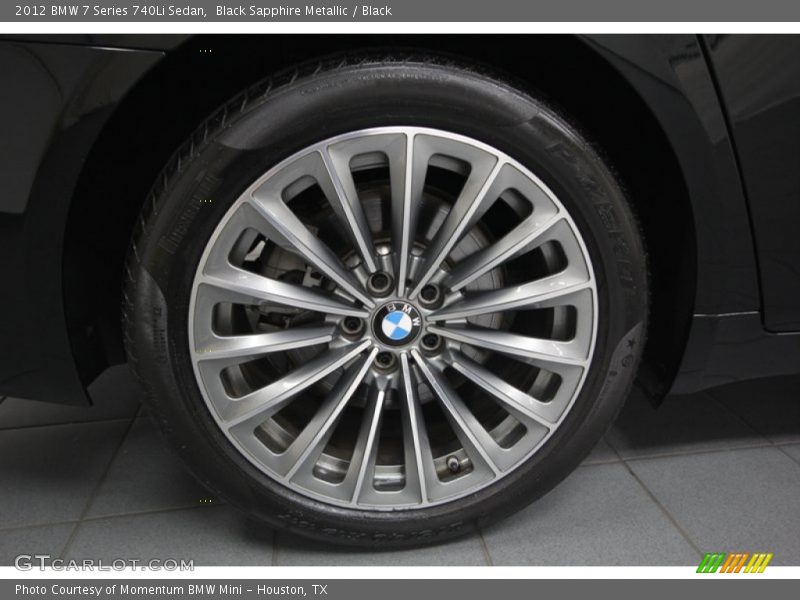 Black Sapphire Metallic / Black 2012 BMW 7 Series 740Li Sedan