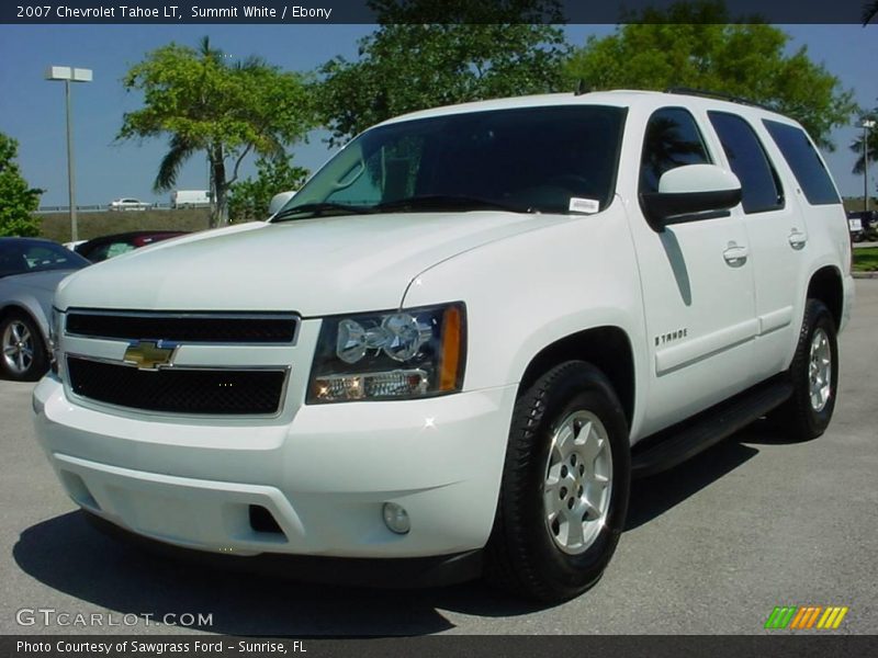 Summit White / Ebony 2007 Chevrolet Tahoe LT