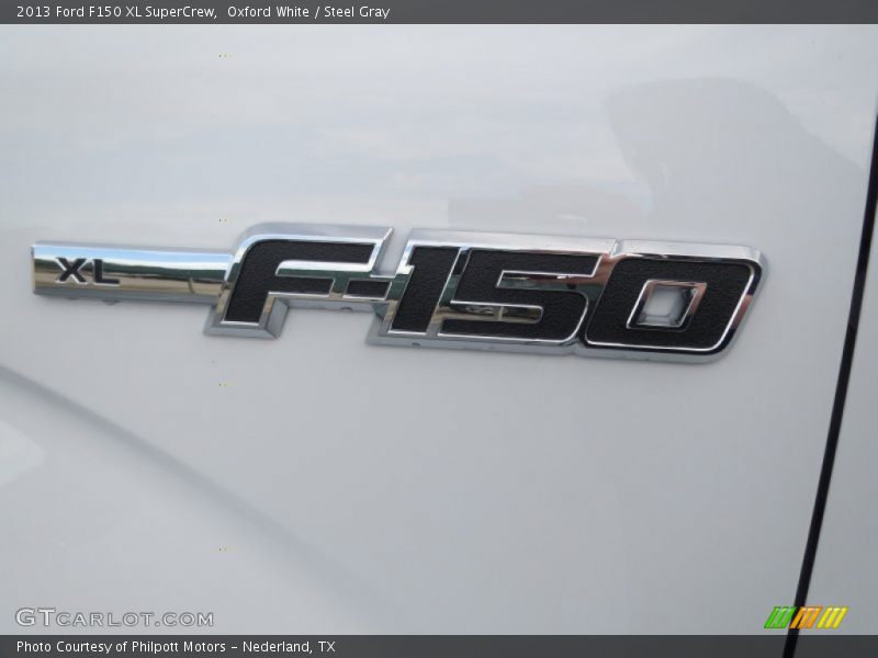 Oxford White / Steel Gray 2013 Ford F150 XL SuperCrew