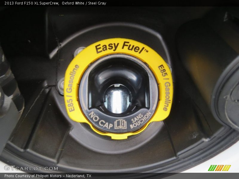 Oxford White / Steel Gray 2013 Ford F150 XL SuperCrew