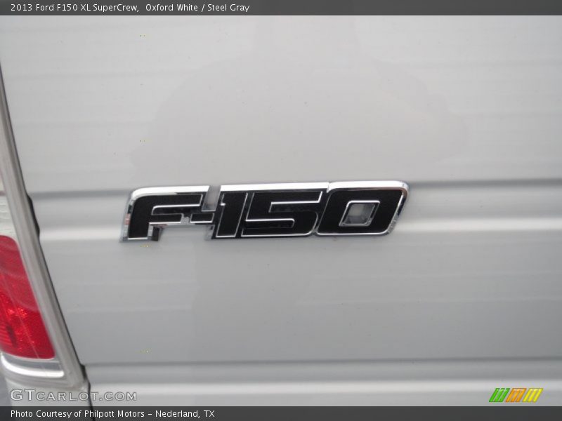 Oxford White / Steel Gray 2013 Ford F150 XL SuperCrew