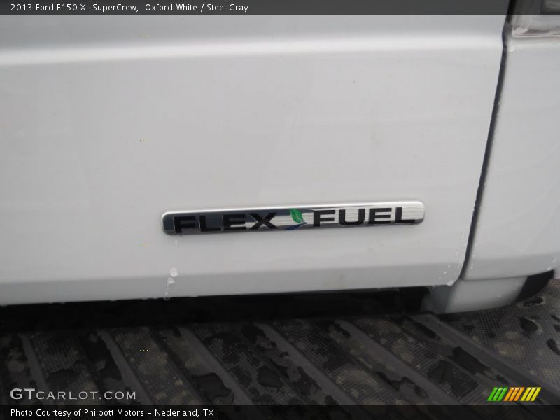 Oxford White / Steel Gray 2013 Ford F150 XL SuperCrew