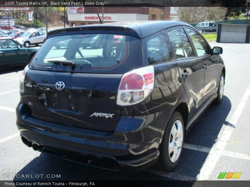 Black Sand Pearl / Stone Gray 2005 Toyota Matrix XR