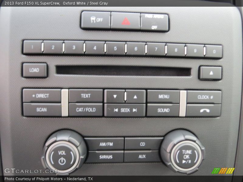 Oxford White / Steel Gray 2013 Ford F150 XL SuperCrew