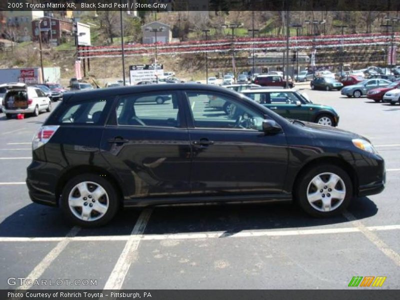 Black Sand Pearl / Stone Gray 2005 Toyota Matrix XR
