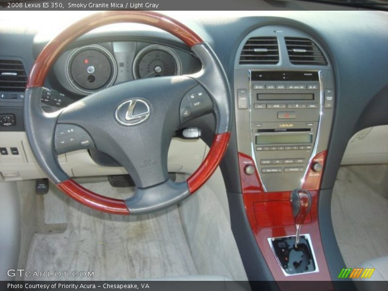 Smoky Granite Mica / Light Gray 2008 Lexus ES 350