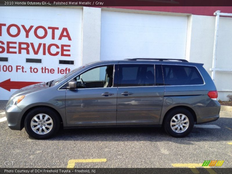 Polished Metal Metallic / Gray 2010 Honda Odyssey EX-L