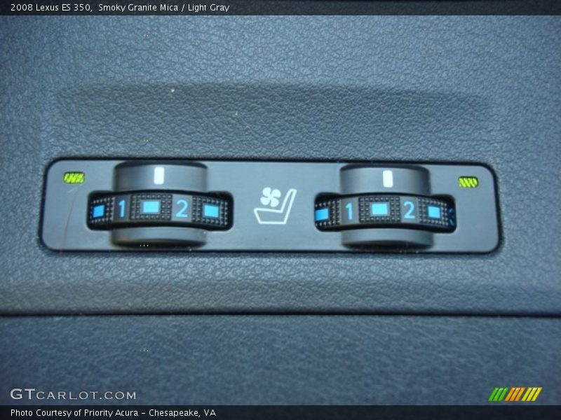 Smoky Granite Mica / Light Gray 2008 Lexus ES 350