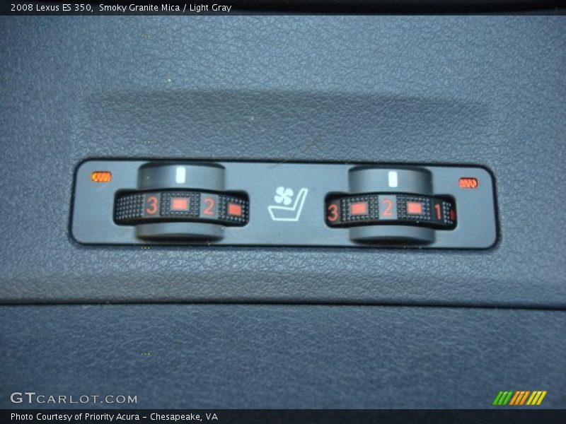Smoky Granite Mica / Light Gray 2008 Lexus ES 350