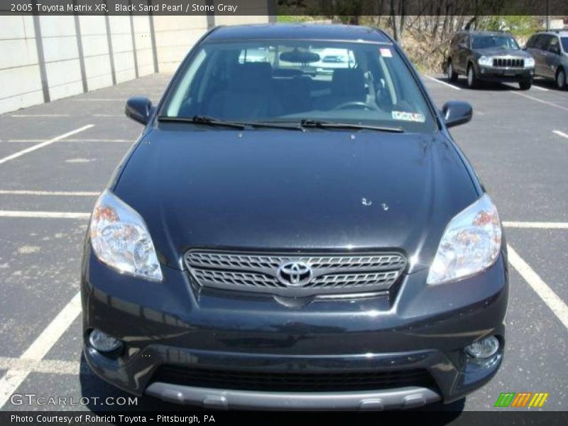 Black Sand Pearl / Stone Gray 2005 Toyota Matrix XR