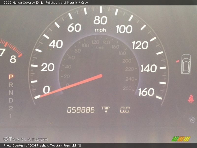 Polished Metal Metallic / Gray 2010 Honda Odyssey EX-L