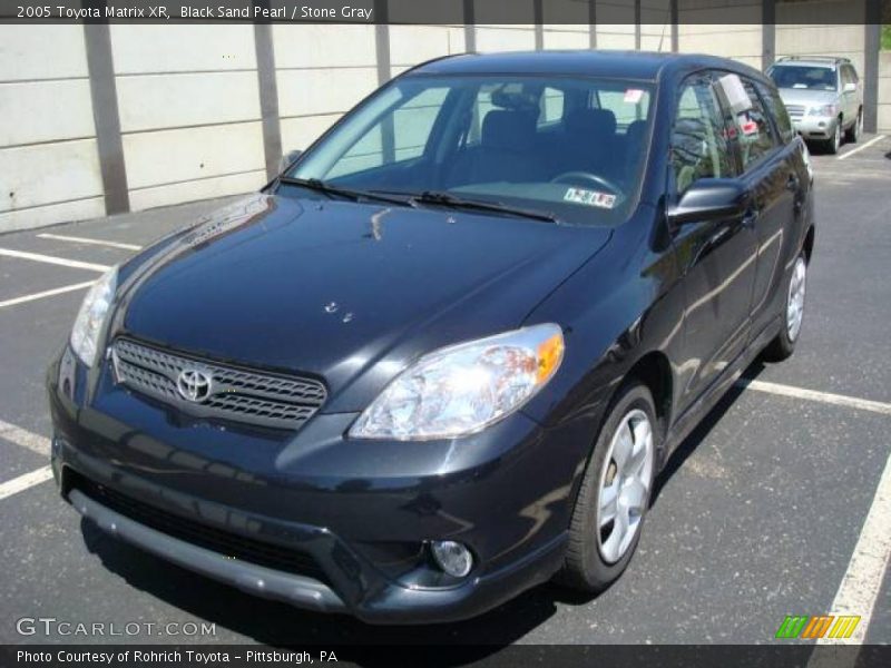Black Sand Pearl / Stone Gray 2005 Toyota Matrix XR