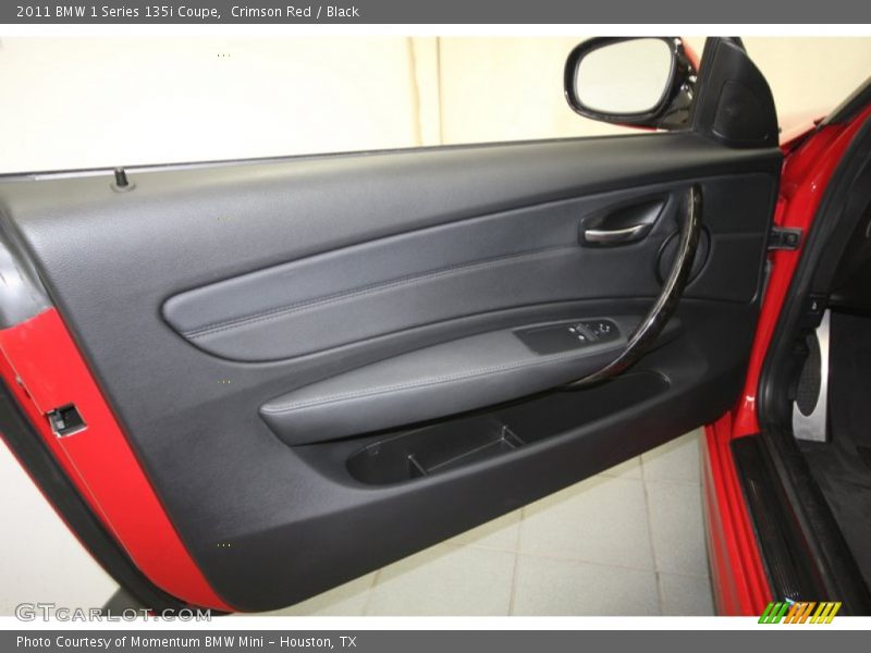 Crimson Red / Black 2011 BMW 1 Series 135i Coupe