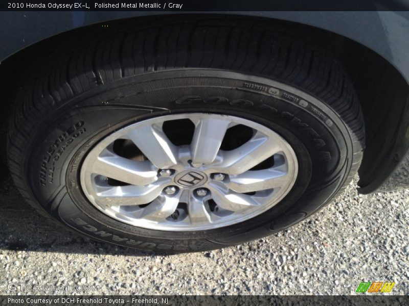 Polished Metal Metallic / Gray 2010 Honda Odyssey EX-L
