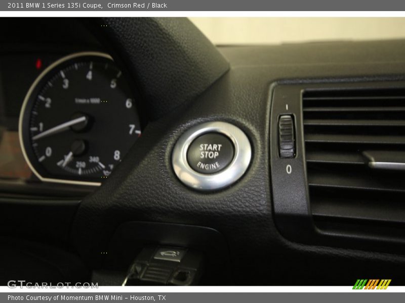 Crimson Red / Black 2011 BMW 1 Series 135i Coupe