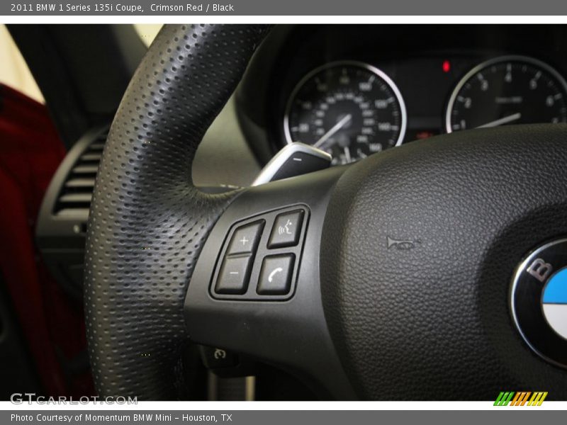 Crimson Red / Black 2011 BMW 1 Series 135i Coupe